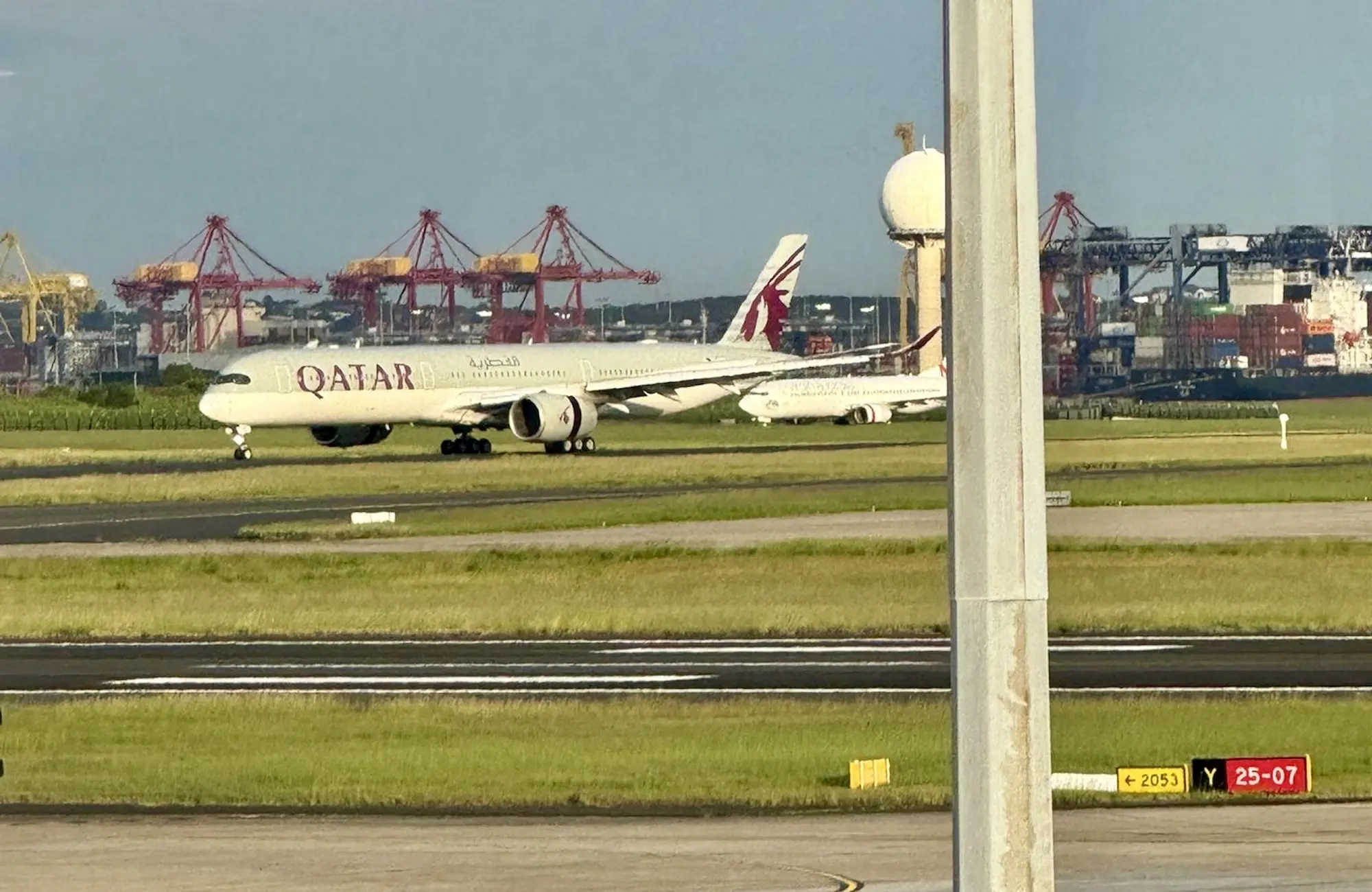 Qatar Airways touches down in Sydney.