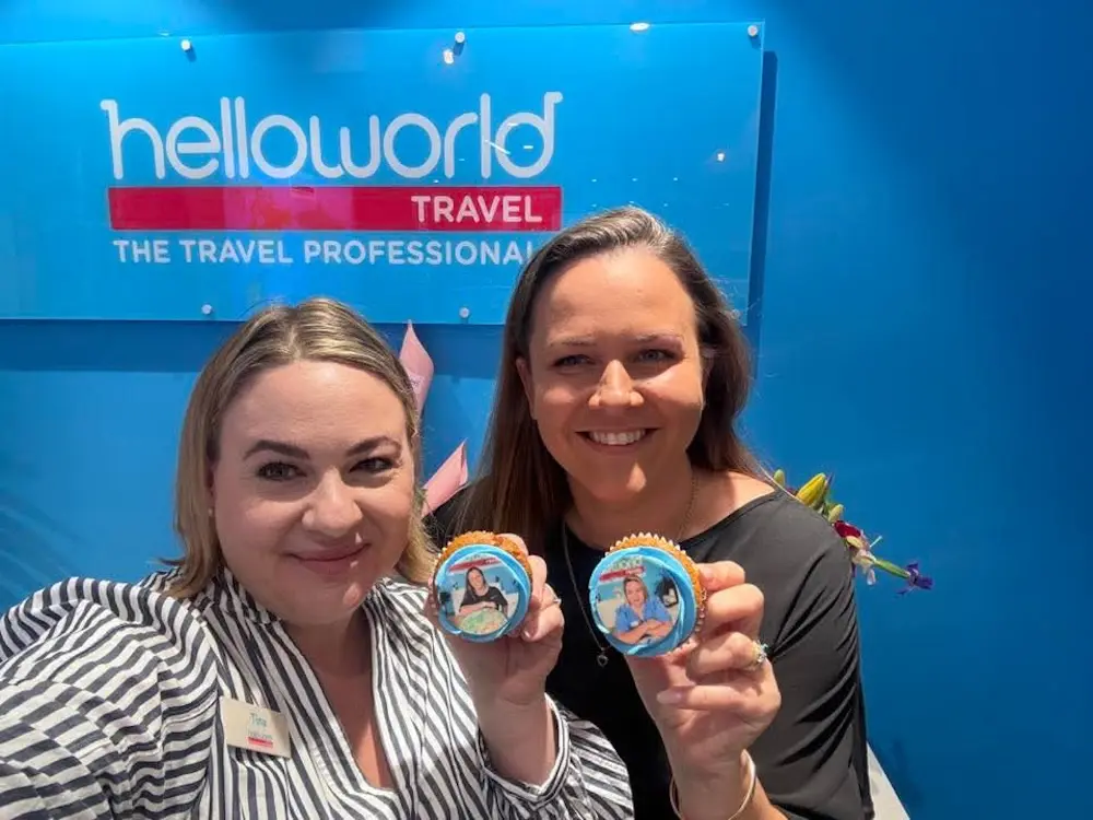 Tina Pizzoni and Rechelle Dare.