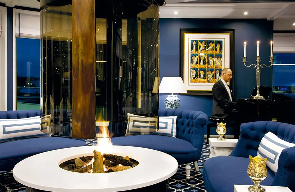 Trafalgar Verity Main Lounge with Fireplace