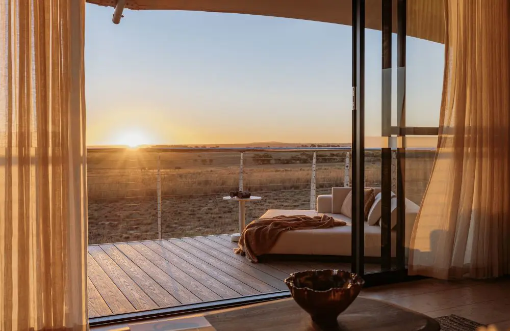 New luxury safari lodge opens its doors in South Australia's Mallee Plains