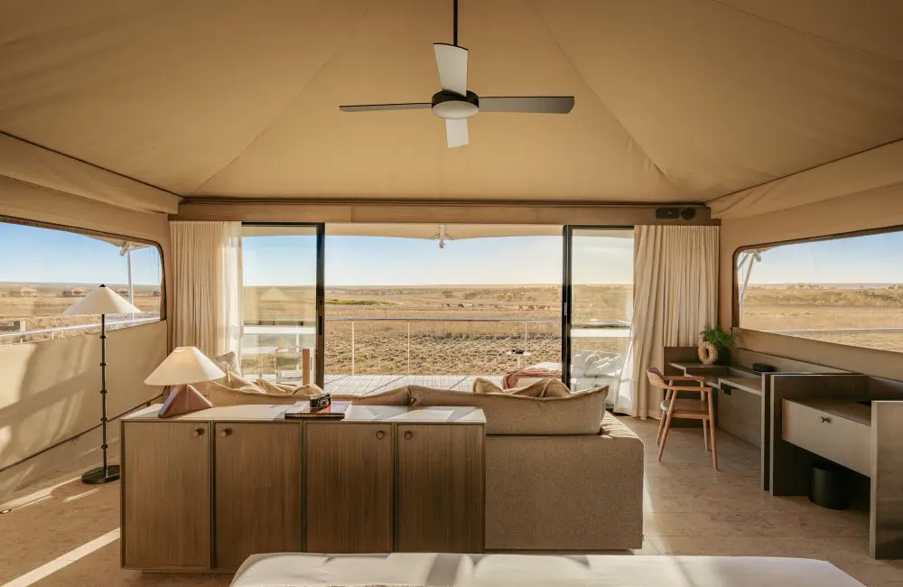 There are 20 luxury safari tents at Safari Lodge