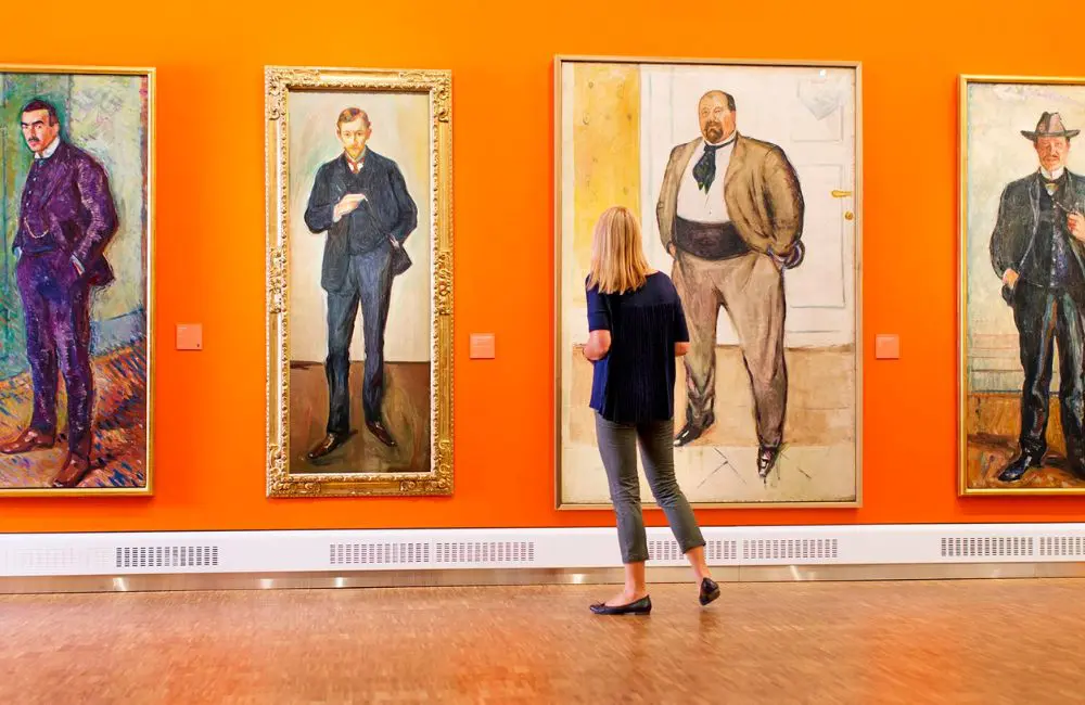 Viking’s Executive VP Karine Hagen at the Munch Museum where the luxury is all about privileged access