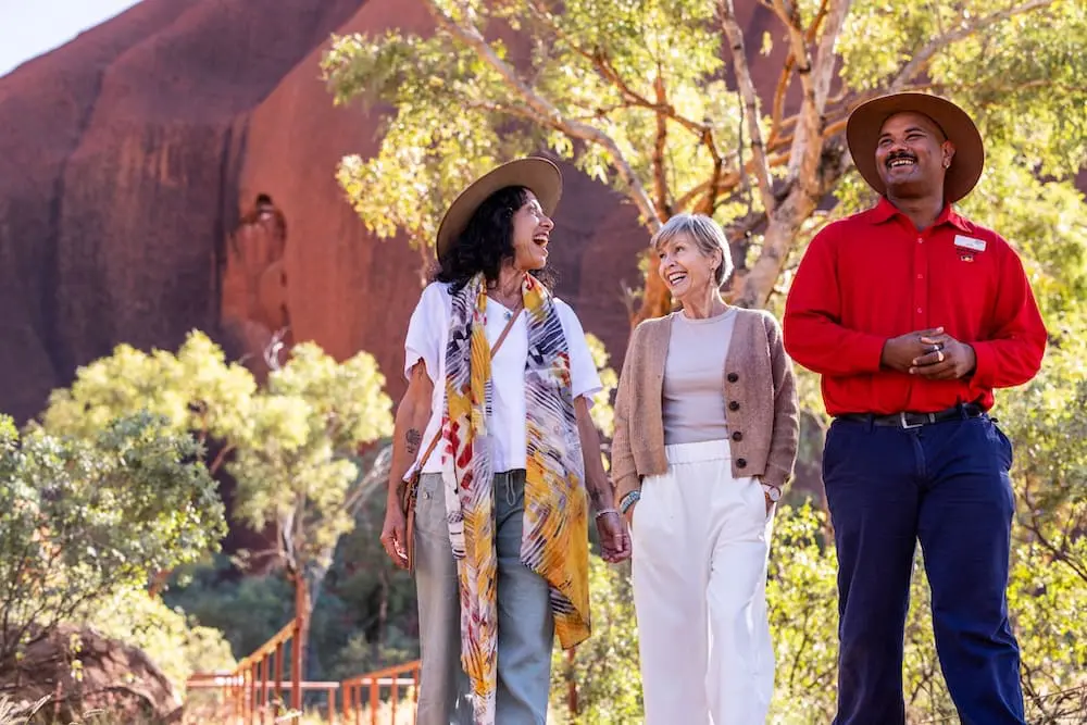 Travelling with AAT in Uluru. 