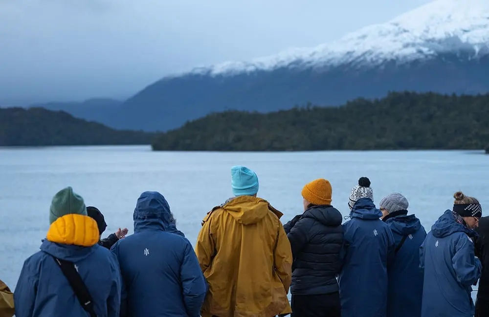 HX Expeditions guests exploring remote fjord expedition cruise