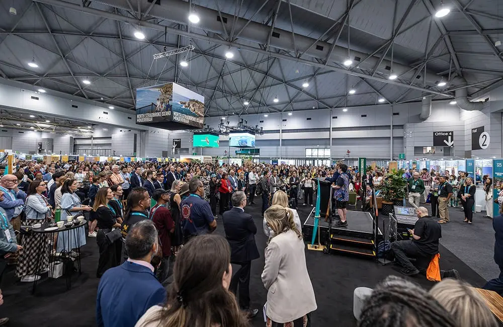 Welcome to Country at ATE25 in Brisbane.