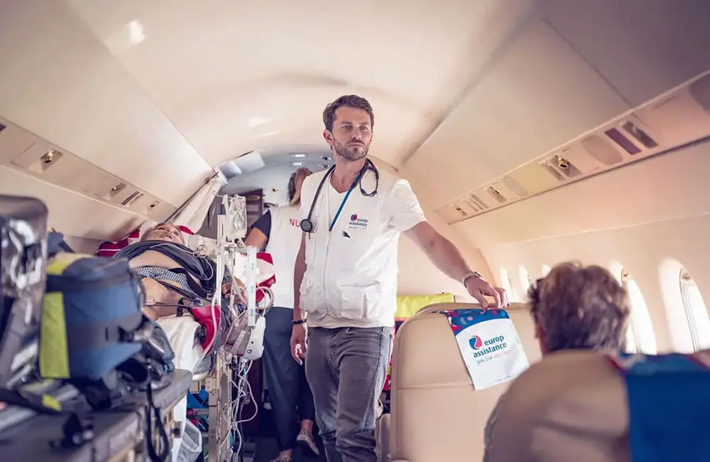 Europ Assistance/Redion medical repatriation flight
