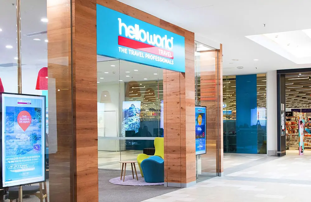 Helloworld Travel lands prime spot at Australia’s biggest shopping centre
