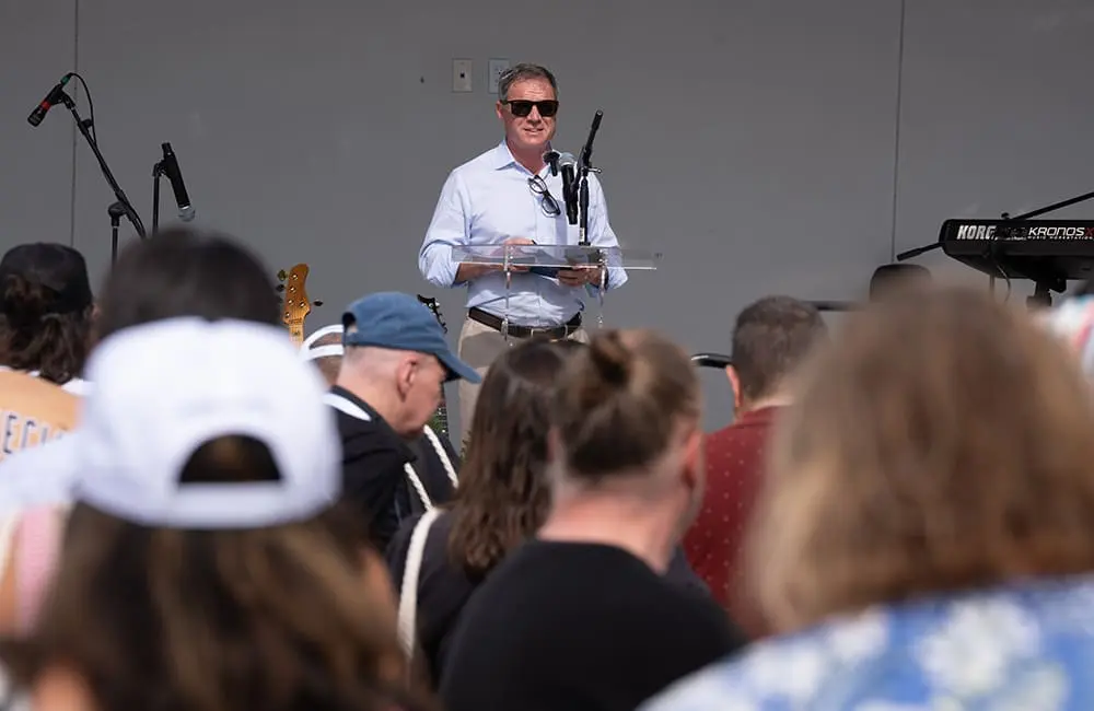 IPW 2026 opens in Fort Lauderdale as Brand USA boosts traveller confidence with new initiatives 5 U.S. Travel Association President & CEO Geoff Freeman at the IPW 2026 Press Lunch.