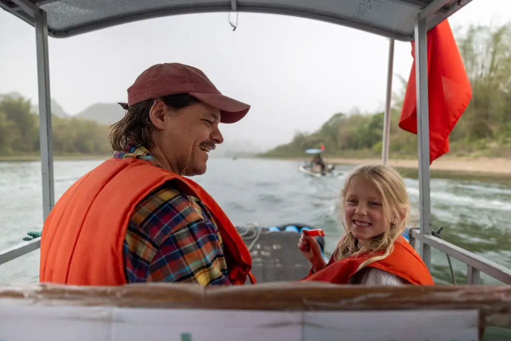 Intrepid Travel China Yangshuo river cruise 0665
