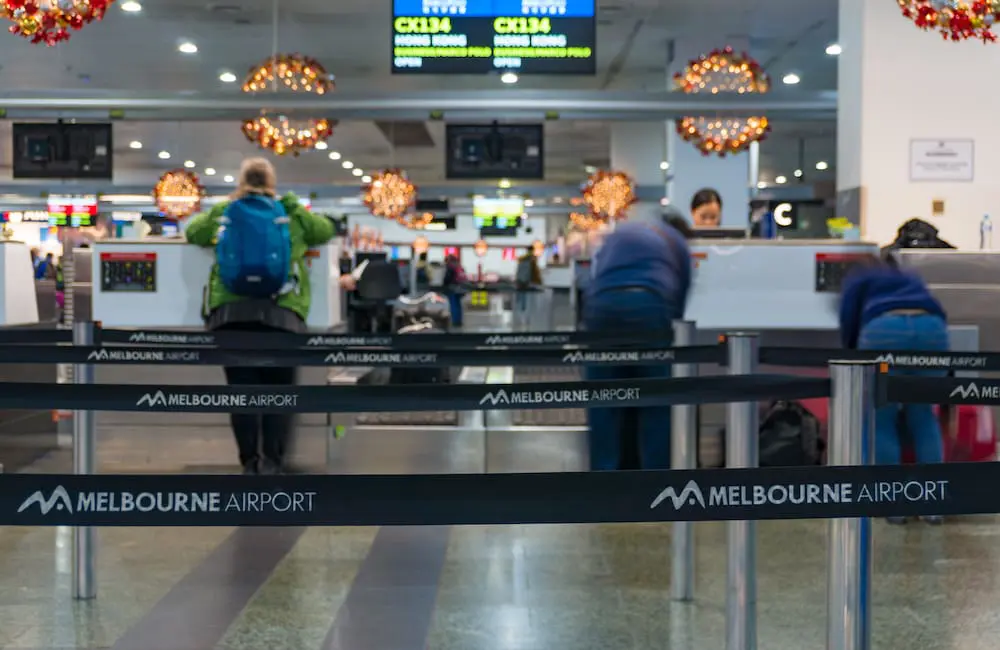 Australian international travel surged during the first month of the US-Iran war