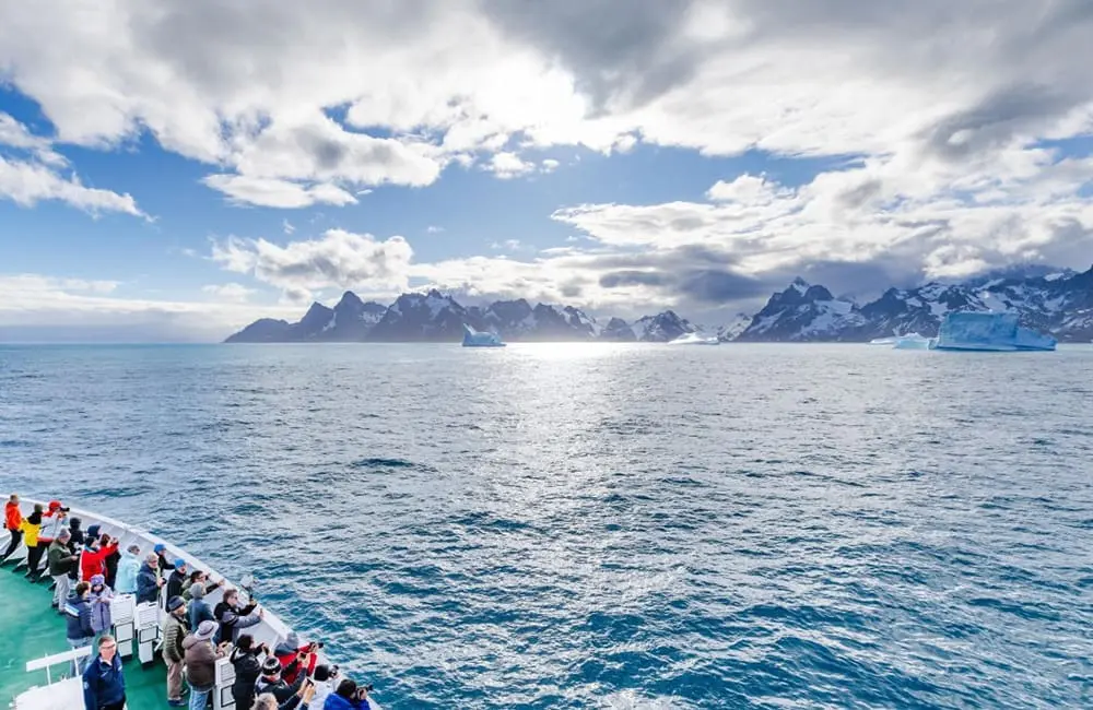 Passengers on board MV Hondius in Antarctica. Image: Andrew Peacock