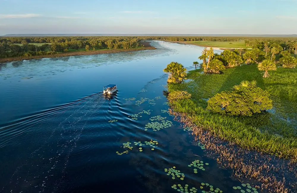 OST 2023 Arnhem Land Murwangi Arafura Swamp Boat1