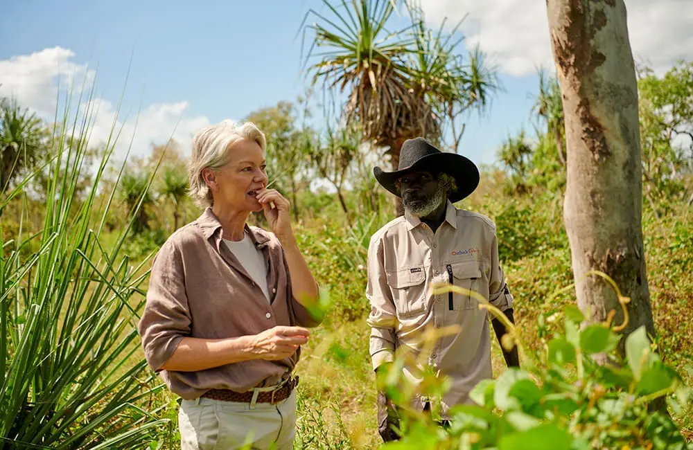Connect with Country on an Indigenous-guided immersion in Murwangi Arafura Swamp. in Arnhem Land