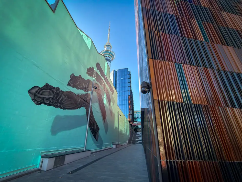 TRENZ26: TIA Chief Rebecca Ingram on why Aussies are flocking to New Zealand 2 TIAKI-Mural-NZICC. Rebecca Ingram Interview at TRENZ