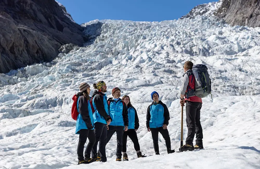 All-weather adventures: Fox Glacier Guiding. Image: Miles Holden – Tourism New Zealand Active Escapes
