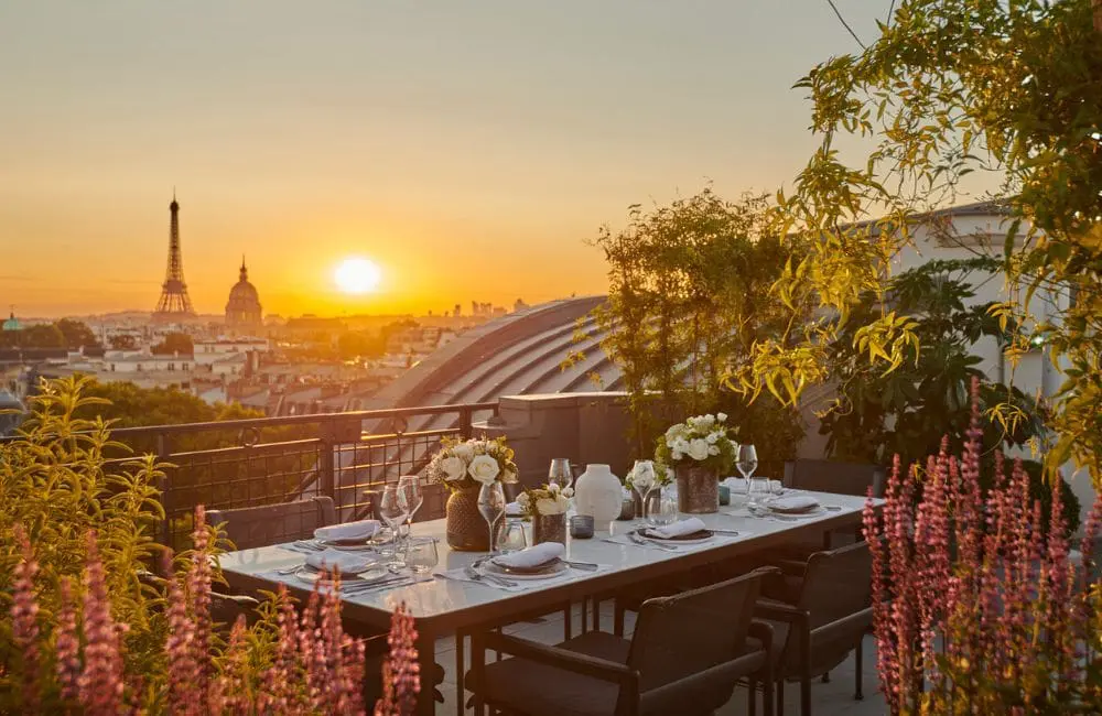 Mandarin Oriental Lutetia, Paris Penthouse Suite terrace