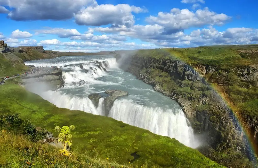 Gullfoss Waterfall in Iceland