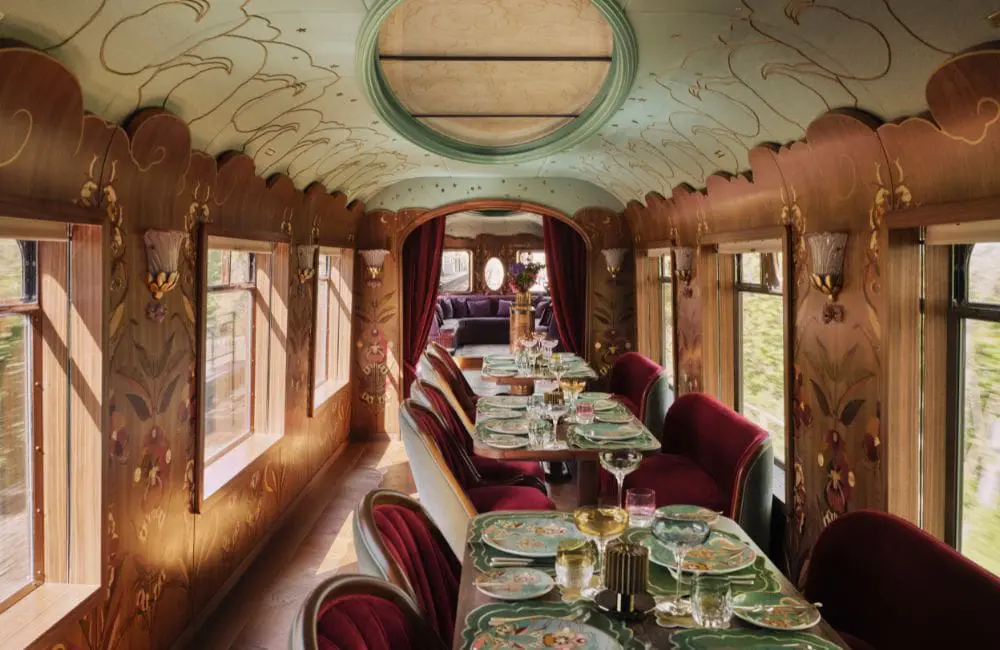 Dining on Celia on board the British Pullman