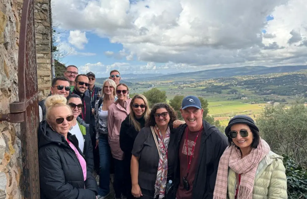 Viking Vesta famil: The viewpoint at the 11th-century hilltop village of Le Castellet