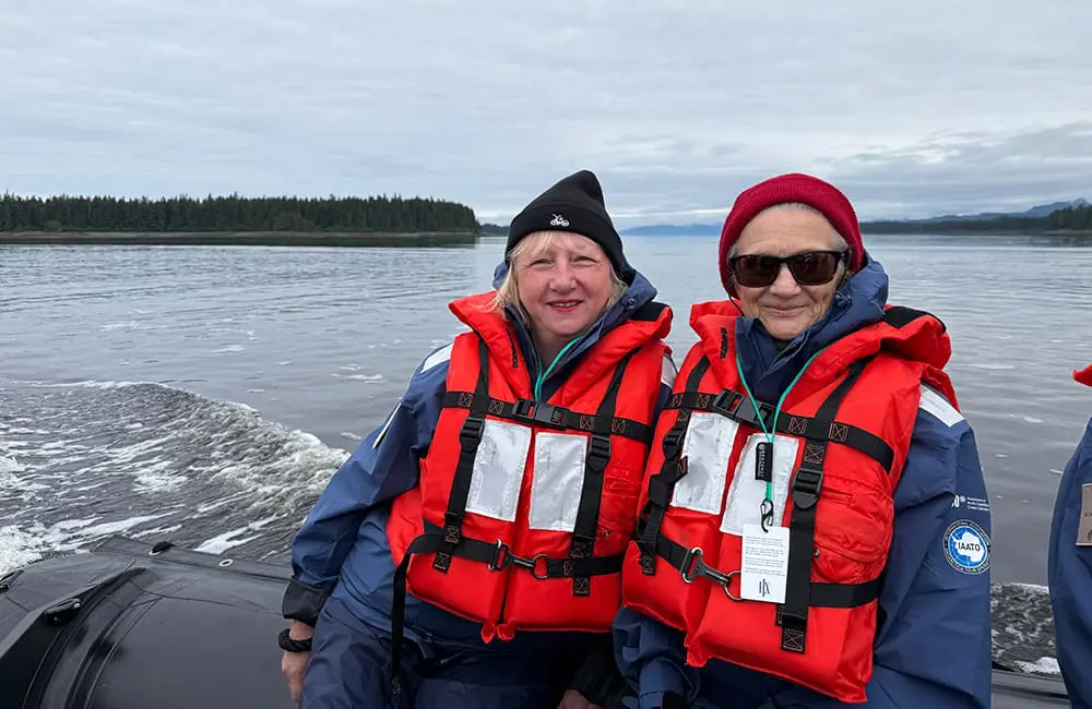 Debby and Sally on zodiac
