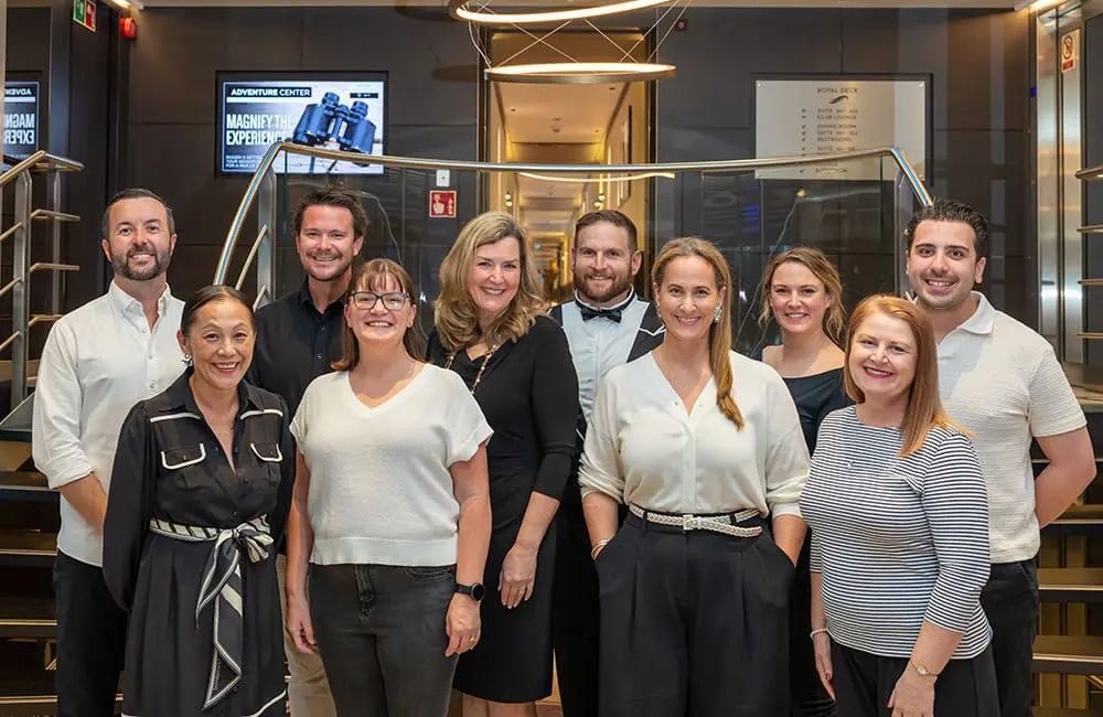 GFOB team on the 2026 Avalon Waterways charter.