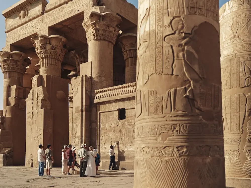 Travellers in Egypt (Image Tom Griffiths / AKTG)