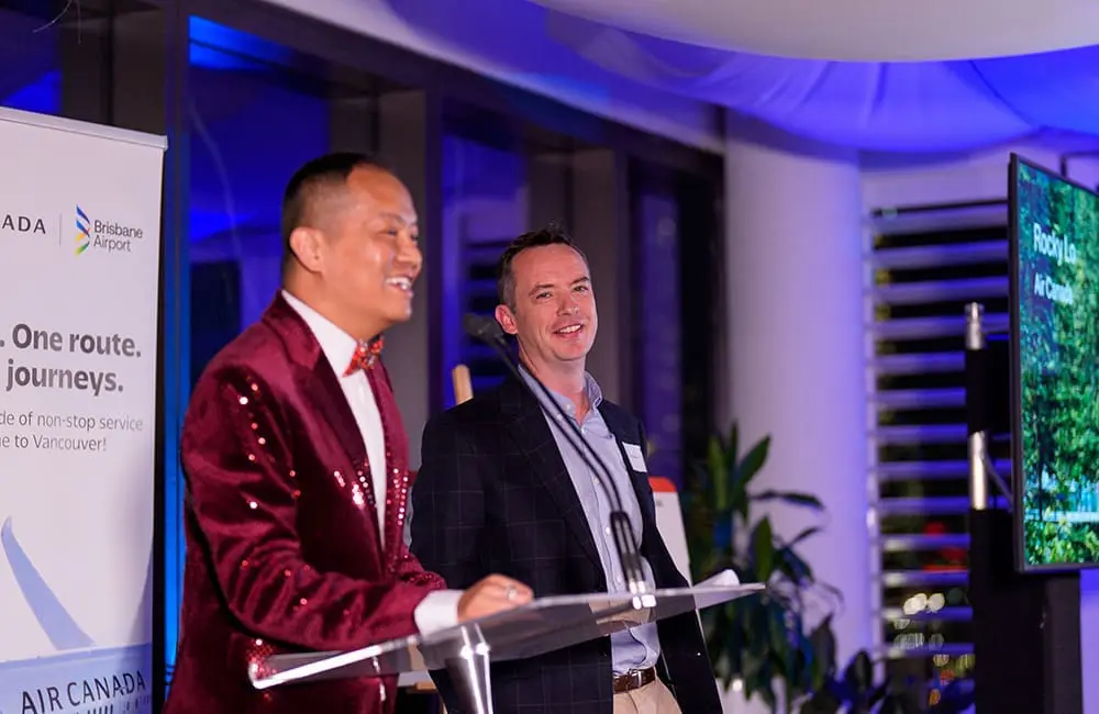 Air Canada Managing Director – International Sales Rocky Lo paid tribute to former Air Canada General Manager ANZ Vic Naughton’s contributions.