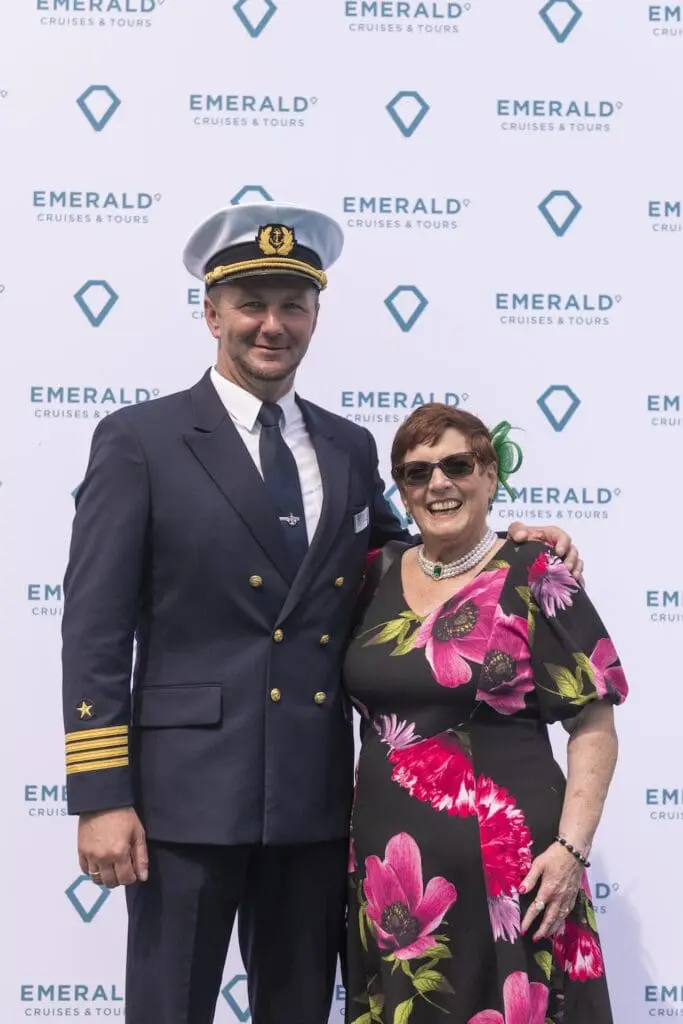 travel advisor and entrepreneur Toni Lanotte-Day was named godmother of Emerald Astra
Emerald Cruises