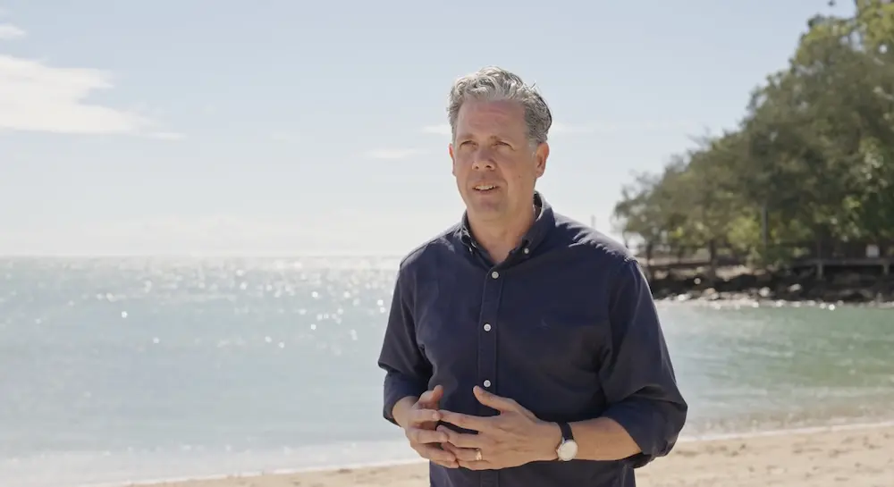 TTNQ CEO Mark Olsen Queensland island