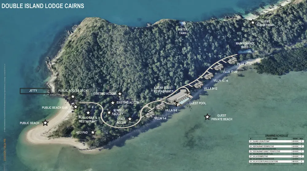 Double Island plans
