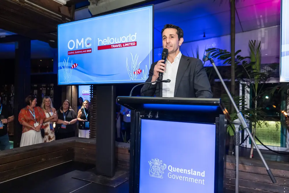 Helloworld reveals first-ever global Summit as Australian and NZ networks unite in Las Vegas 2 The Premier of Queensland David Crisafulli at OMC.
