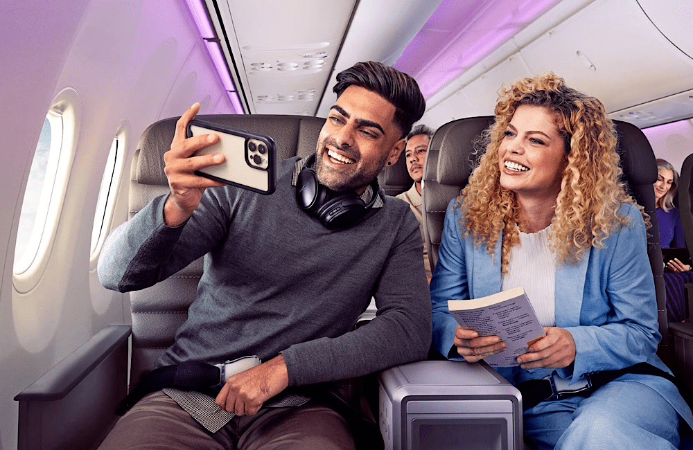 Virgin Australia has launched flight search inside ChatGPT, allowing Australian travellers to search fares and Velocity Reward Seats through conversational prompts. Image: Virgin Australia