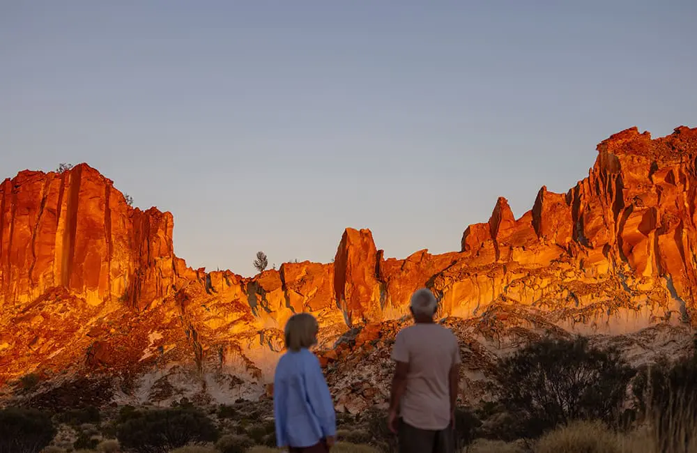 Virgin Australia drops Northern Territory fares from $145 one-way for one week only 3 Exploring Rainbow Valley. Image: Tourism & Events NT/Safari Global