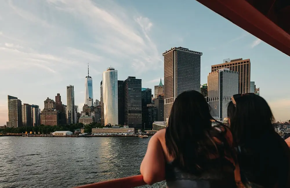 The Staten Island Ferry is a classic NYC tourism experience. Image: Lucia Vazquez