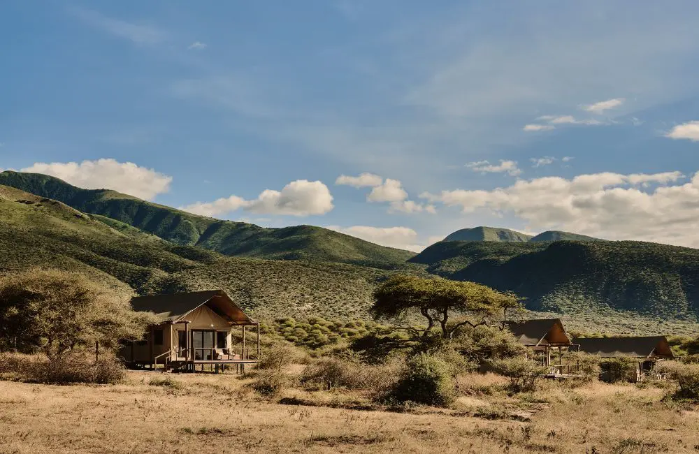 Ngorongoro Crater Camp now sits in a carefully chosen new setting within the UNESCO-listed Ngorongoro Conservation Area