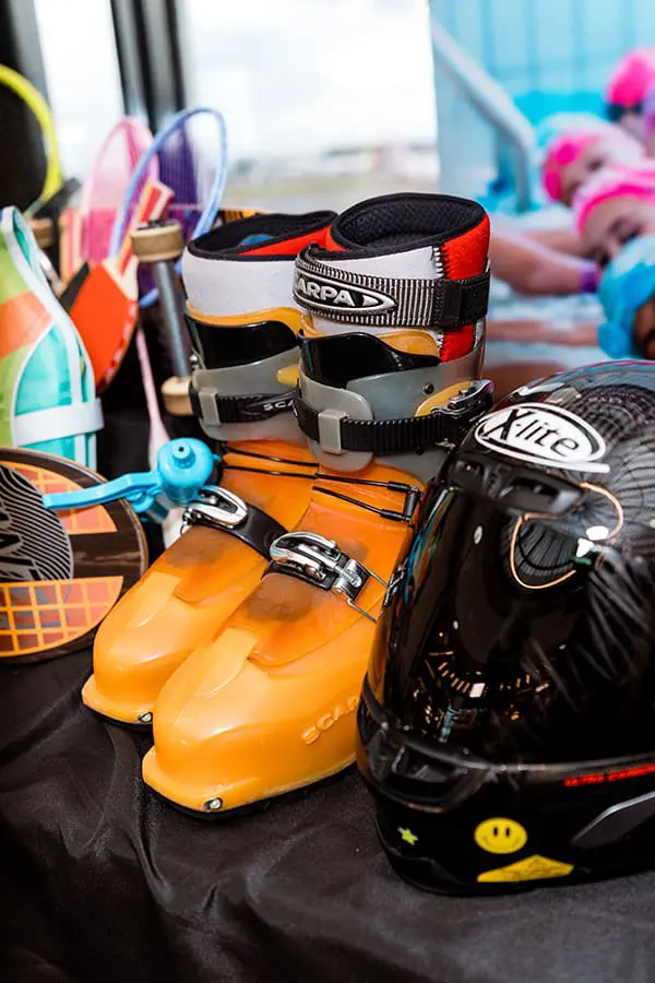 
Ski boots are one of the more unusual lost property items up for auction. SYD Lost Property Auction