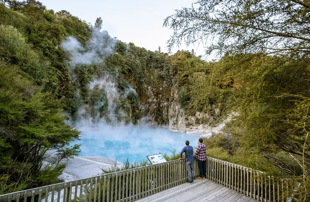 Beyond the backdrop: 13 new Infinity itineraries uncover a different side of New Zealand for Aussies 6 Waimangu Volcanic Valley in Rotorua.- Infinity Holidays x Tourism New Zealand campaign