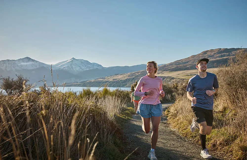 Beyond the backdrop: 13 new Infinity itineraries uncover a different side of New Zealand for Aussies 2 Runners in Queenstown Otago - Infinity Holidays x Tourism New Zealand campaign