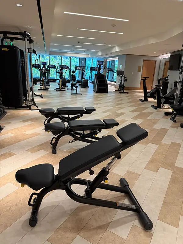 The 24/7 gym. Image: Cassie Tannenberg