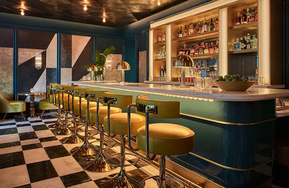 The Ritual Lobby Bar. Image: The Sun Rose West Hollywood