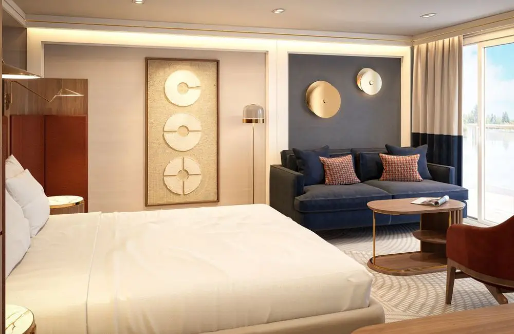 A stateroom on AmaRudi