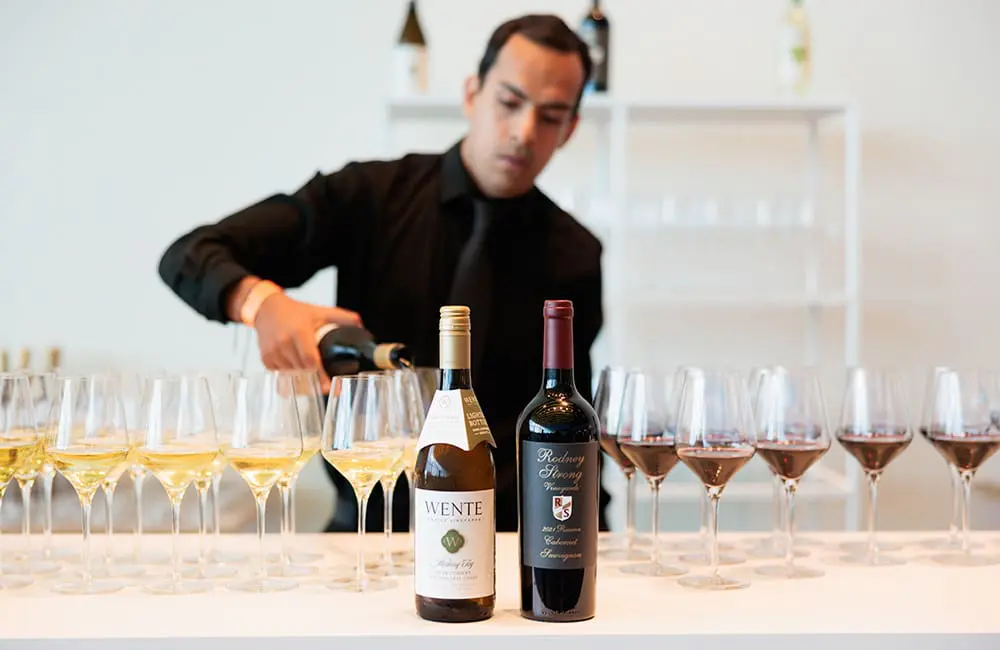 California wines on show at IPW 2026. Image: Max Whittaker