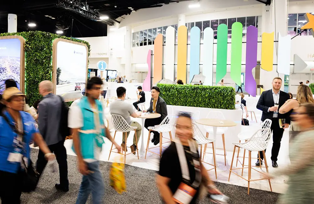 The Visit California marketplace at IPW 2026. Image: Max Whittaker
