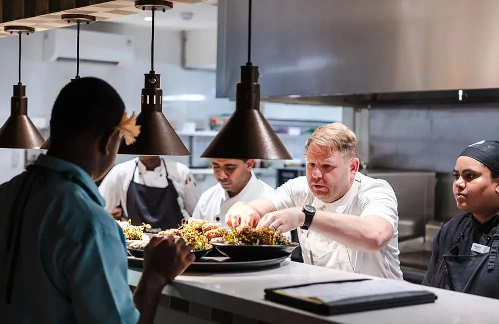 VOMO NEL Restaurant Culinary Series in action in May 2026.