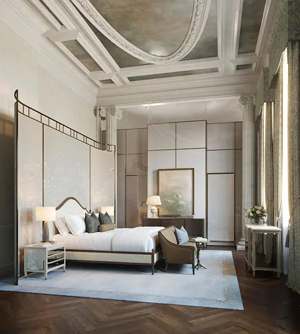 Australians can now book the first-ever overnight stays inside London's historic Admiralty Arch 2 Waldorf Astoria London – Admiralty Arch Admiral Residence Bedroom.