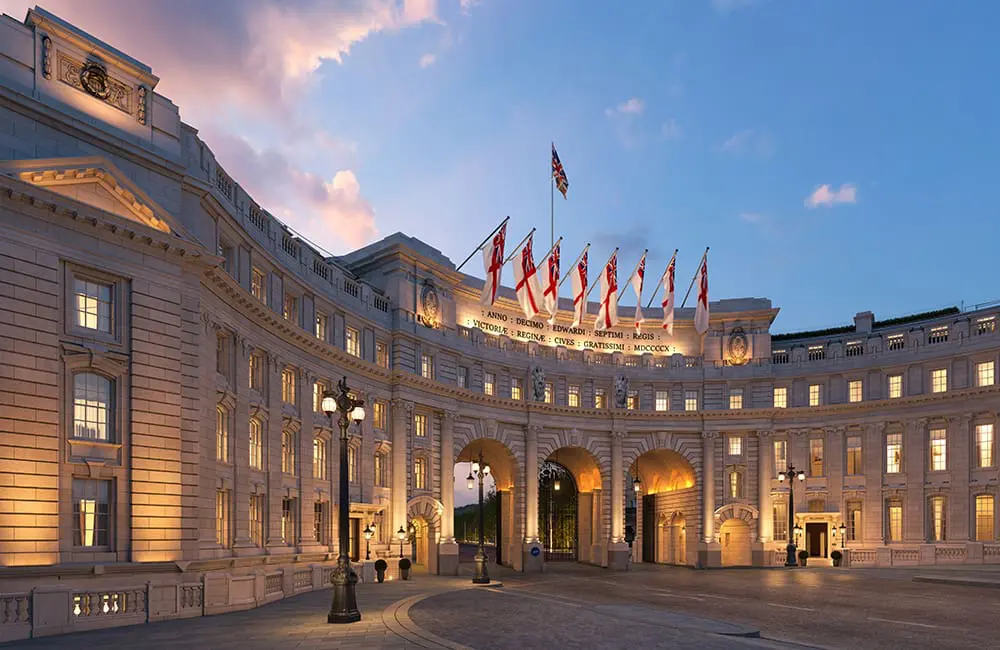 Australians can now book the first-ever overnight stays inside London's historic Admiralty Arch 1 Waldorf Astoria London – Admiralty Arch exterior