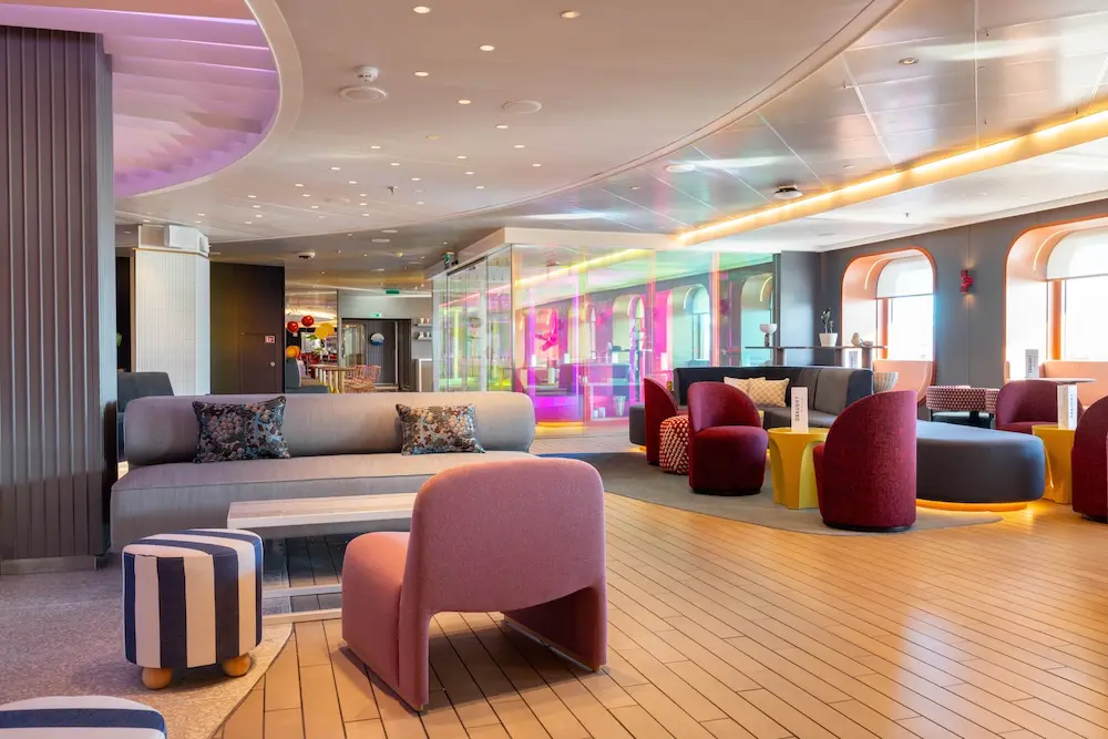 Exclusive: Virgin Voyages CMO on possible Australian return, Aussie trends & new Valiant Lady (+ Sir Richard cameo) 5 Virgin Voyages
Valiant Lady's The Roundabout.