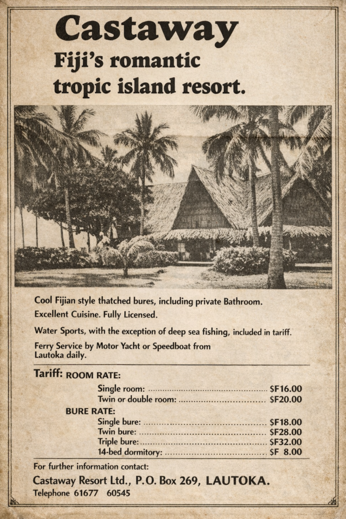 Castaway Island, Fiji flyer