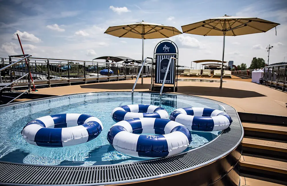 Ostara arrives: APT christens its newest luxury river ship to cruise Europe's waterways 4 Sun Deck on APT Ostara.
