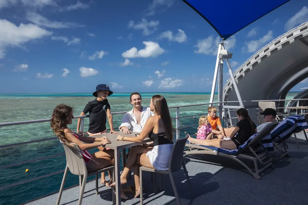 Cruise Whitsundays' Heart Pontoon
